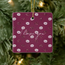 Search for lips christmas tree decorations Glam