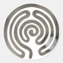 Search for labyrinths stickers Design