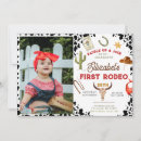 Search for my rodeo 1st birthday invitations Saddle up