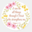 Search for philippians 4 13 stickers Bible verse