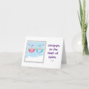 Search for new twins baby congratulations cards Blue