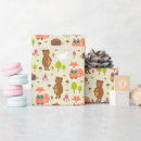 Search for forest animals wrapping paper For her