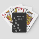 Search for dog paw print playing cards Pattern