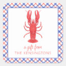 Search for blue lobster stickers Red
