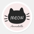 Search for kitten face stickers Pink
