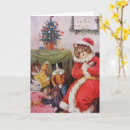 Search for victorian cat christmas cards Cute