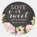 Search for floral chalkboard wedding stickers Modern