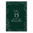 Search for emerald table cards Elegant