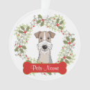 Search for wire fox terrier christmas tree decorations Pet