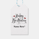Search for happy birthday tag gift tags Calligraphy