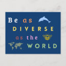 Search for diversity postcards Diverse