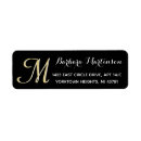 Search for initial name return address labels Elegant
