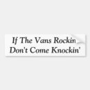 Search for funny van bumper stickers Vans