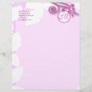 Search for lilac purple stationery paper Letterhead