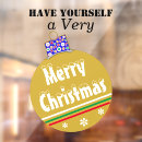 Search for merry christmas window decals Typography