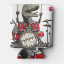 Search for rock band can coolers Illustration
