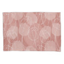 Search for pink and white pillowcases Illustration