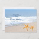 Search for beach shower wedding invitations Blue