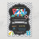 Search for grey chevron invitations Chalkboard