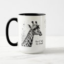 Search for funny giraffe mugs Illustration