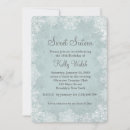Search for winter wonderland sweet 16 invitations Snowflake