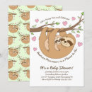 Search for cute sloths invitations Baby
