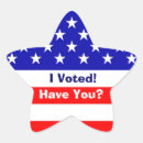 Search for elections star stickers Political