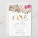 Search for bohemian 1st birthday invitations Boho flowers