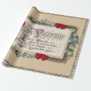 Search for poem wrapping paper Vintage
