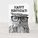 Search for nerd glasses cards Owl