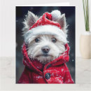 Search for west highland terrier christmas cards Snow