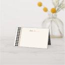 Search for meal choice wedding place cards Black and white
