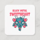Search for satan business cards Black