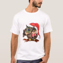 Search for christmas owl tshirts Bird