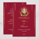 Search for ganesh invitations Red