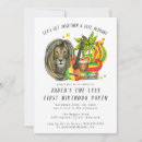 Search for one birthday invitations Lion