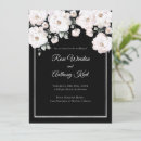 Search for black white and silver wedding invitations Floral