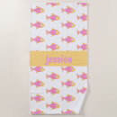 Search for fish beach towels Girly