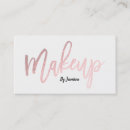 Search for rose gold foil business cards Salon