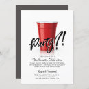 Search for red cup invitations Funny