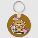 Search for monkey key rings Illustration