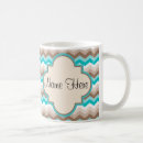 Search for turquoise chevron mugs Aqua
