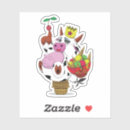 Search for fun cartoon cow stickers Funny