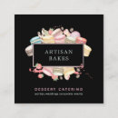 Search for black and purple business cards Bakery
