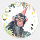 Search for birthday monkey stickers Cupcake topper