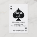 Search for black magic business cards Magician