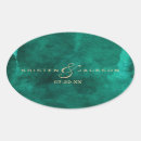 Search for monogrammed oval stickers Couple