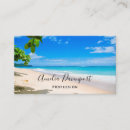 Search for tropical beach business cards Sea