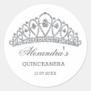 Search for silver quinceanera stickers Tiara