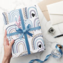 Search for boho baby wrapping paper Blue